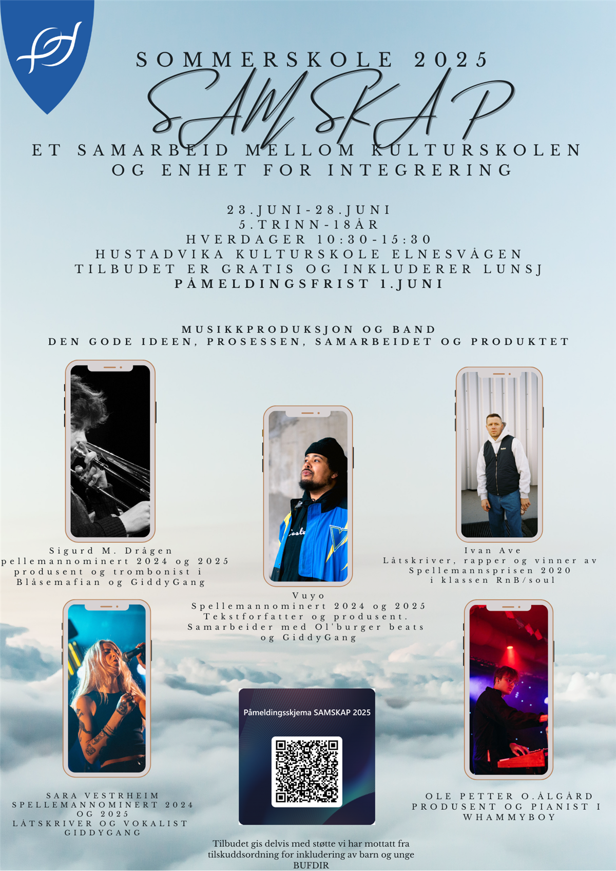 Plakat om sommerskolen - Klikk for stort bilde